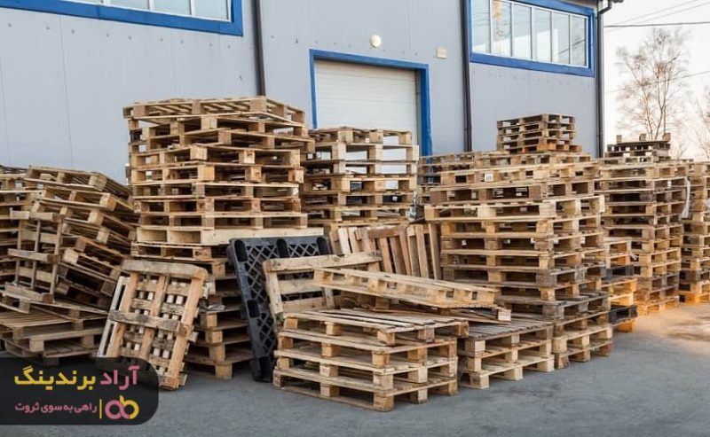 فروش پالت چوبی صنعتی یکبار مصرف