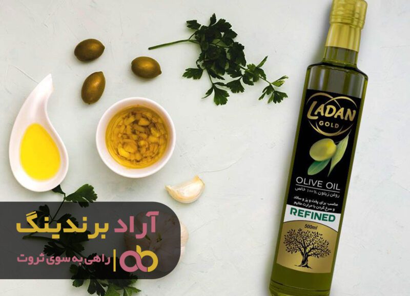 روغن زیتون لادن طلایی 3 لیتری