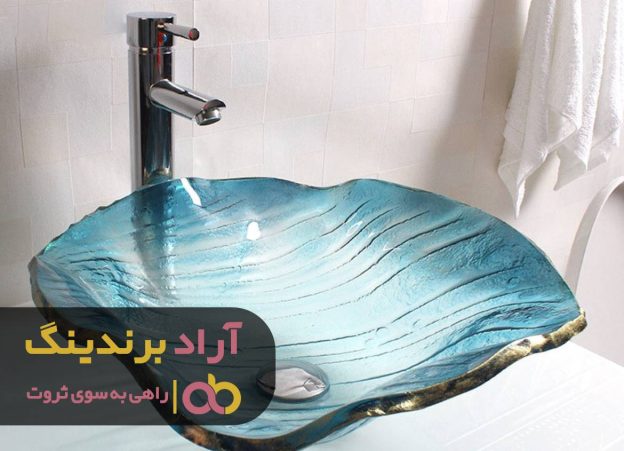 روشویی کابینتی شیشه ای