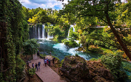 آبشار دودن در آنتالیا,آنتالیا,جاهای دیدنی آنتالیا