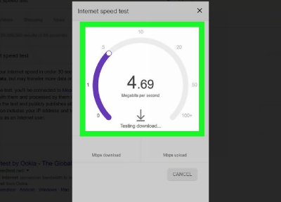 نحوه بررسی سرعت اینترنت, وب سایت بررسی سرعت اینترنت