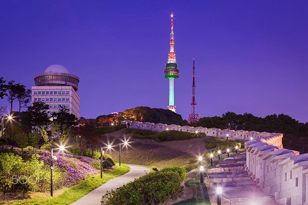 جاهای دیدنی کره جنوبی,عکس جاهای دیدنی کره جنوبی,برج سئول