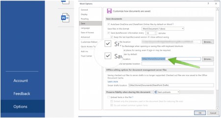 تغییر مکان ذخیره پیش فرض Microsoft Office نحوه تغییر محل ذخیره مایکروسافت آفیس, نحوه تغییر محل ذخیره مایکروسافت آفیس در ویندوز ۱۰, آموزش تغییر محل ذخیره سازی فایل های ورد