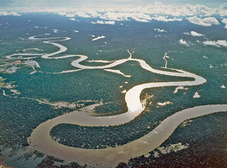 رود آمازون در کدام کشورها جریان دارد , دلفین صورتی رود آمازون , سرچشمه رود آمازون