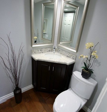 دکوراسیون سرویس بهداشتی های کوچک,دکوراسیون دستشویی های کوچک