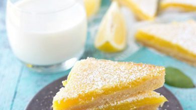 مواد لازم برای تهیه شیرینی لیمویی پاییزی, طرز تهیه شیرینی لیمویی پاییزی