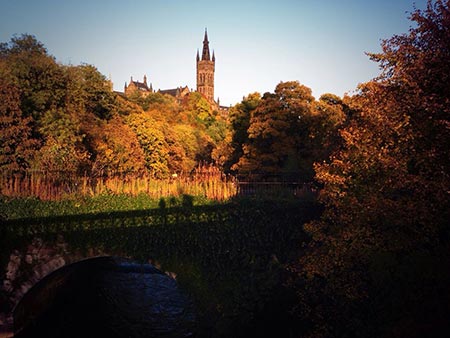 گلاسکو در پاییز سفر در پاییز,مکان های دیدنی در پاییز,گلاسکو اسکاتلند