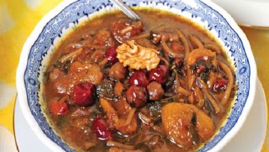 طرز تهیه آش ترش؛ آش آجیل ملایری ها!