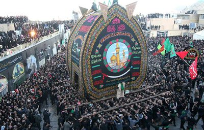 نخل‌برداری در گذشته, آیین سوگواری عاشورا