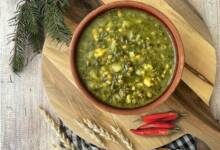 طرز تهیه آش اوماج تبریزی لذیذ، ساده و مقوی با بلغور و عدس